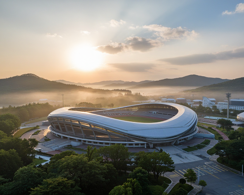 Daejeon Sports Stadium Sunrise