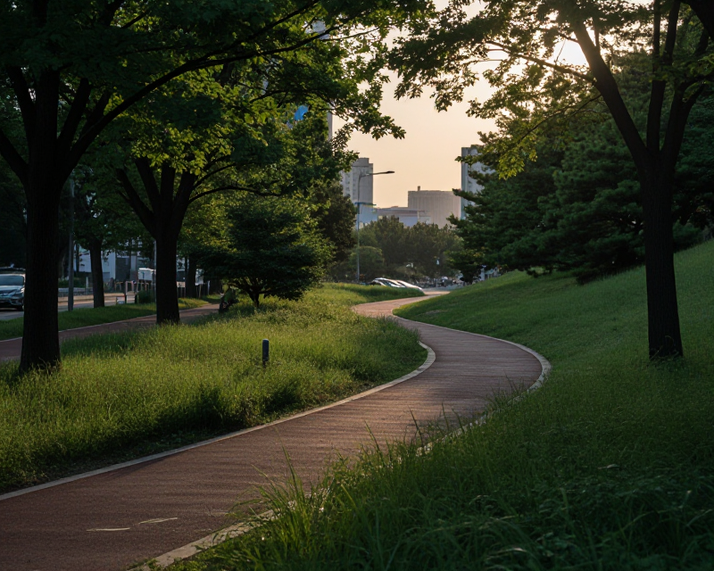 Gyeongui Line Forest Park Atmosphere