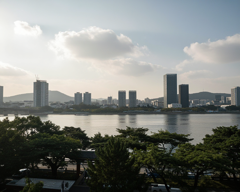 Serene Morning in Seoul