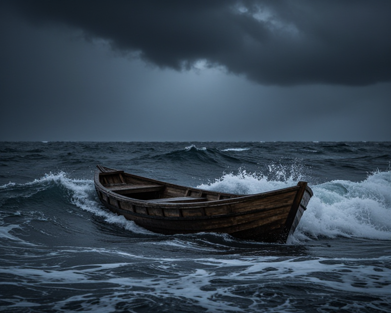 Somber Monsoon Sea