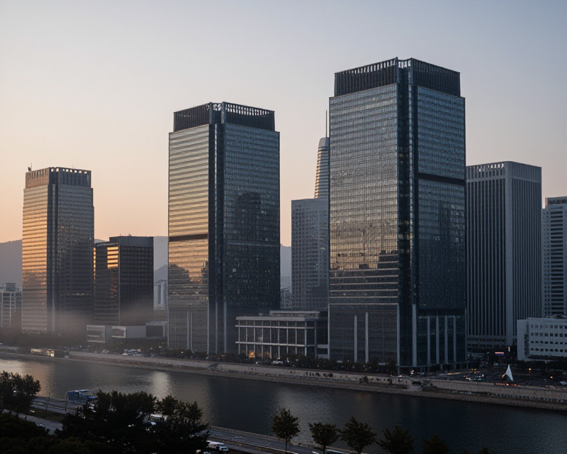 Seoul Financial District Calmness
