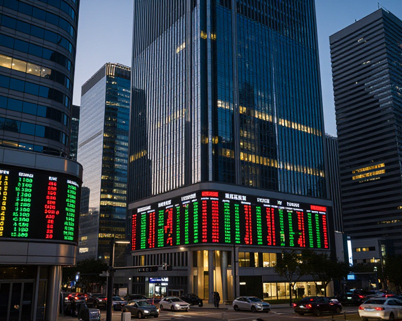 Yeouido Financial District at Dusk