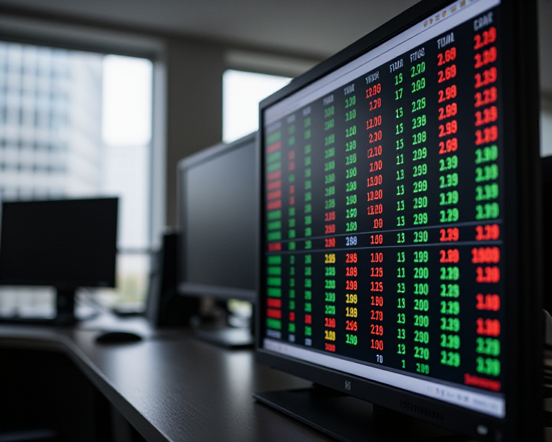 Digital Stock Market Display