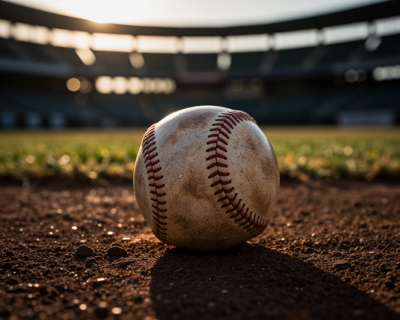 Cinematic Baseball Reflection