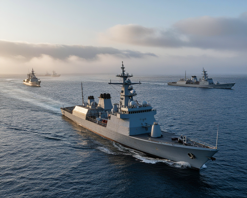 Maritime Military Exercise near Jeju Island