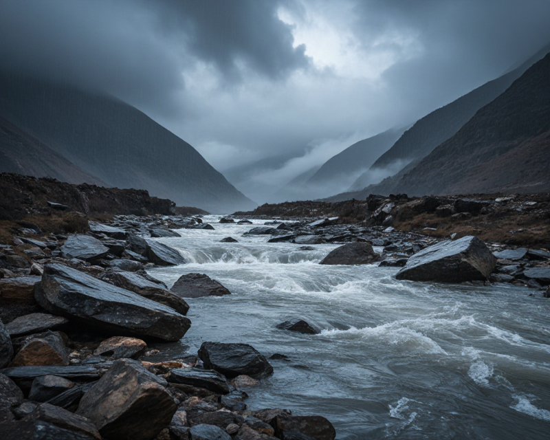 Nepal Flood Atmosphere